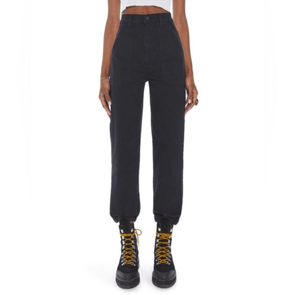 Mother Wrapper Patch Springy Ankle women sz 27 black Style No. MOTH-WJ1311